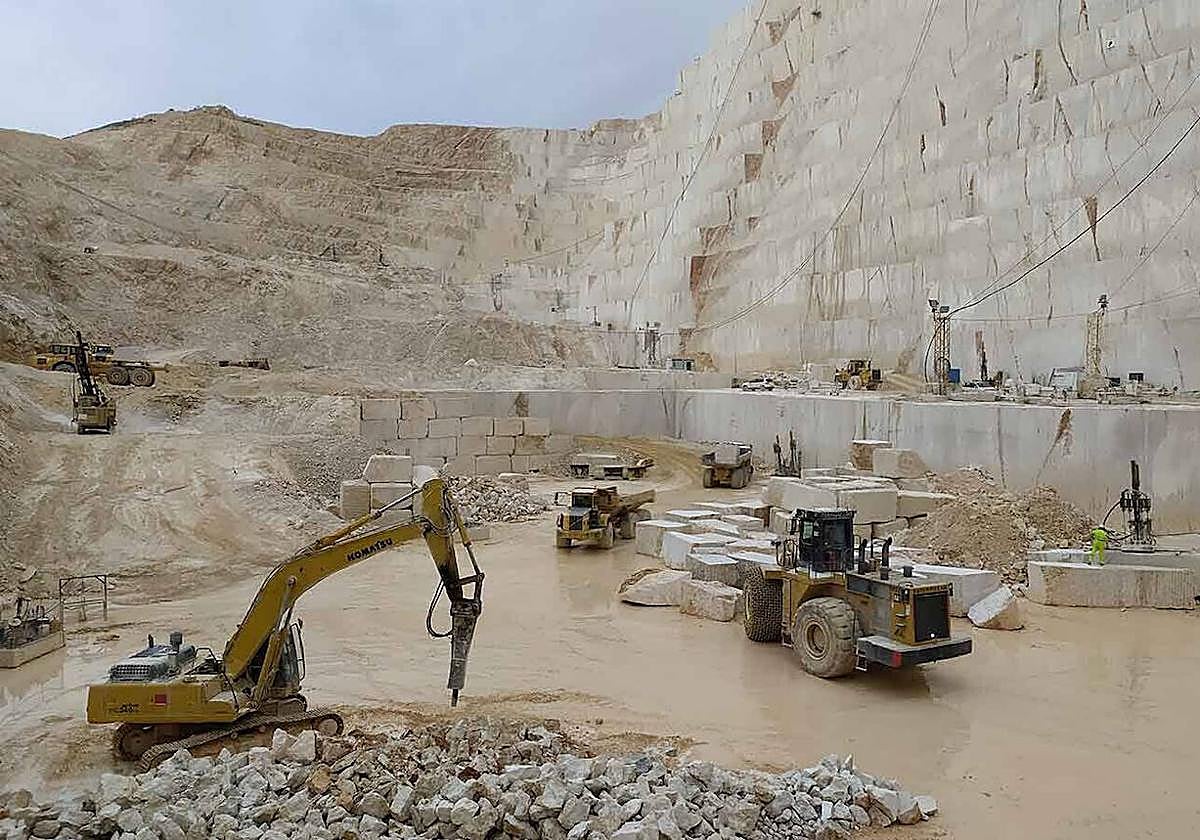 Cantera de Mármol en la provincia.