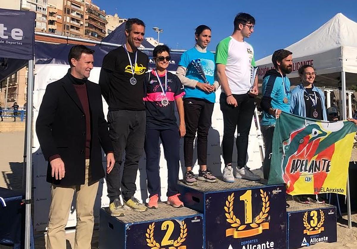 Ganadores en la prueba de 3.000 metros.