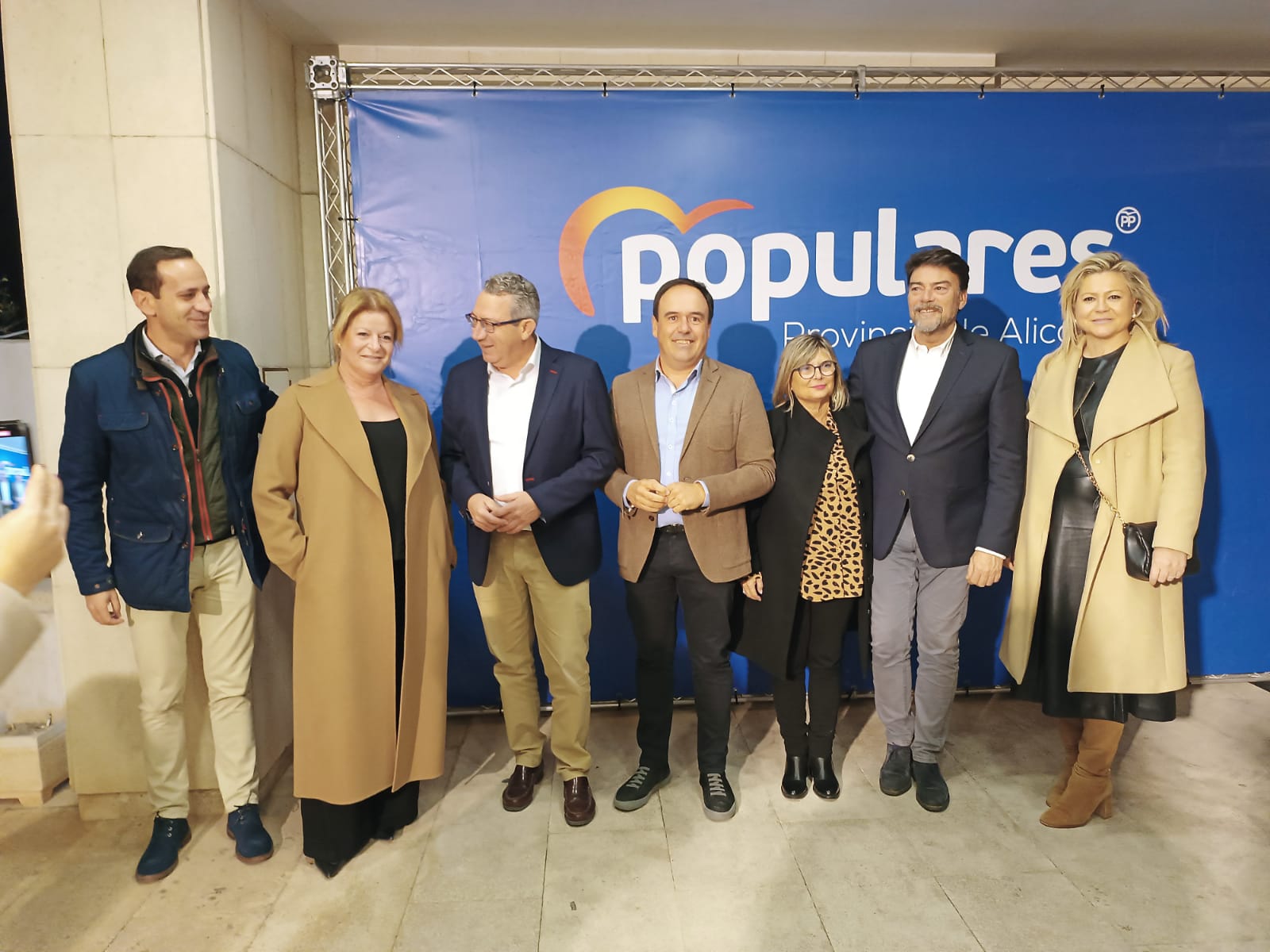 El PP de la provincia de Alicante celebra su cena de Navidad con un millar de afiliados y simpatizantes