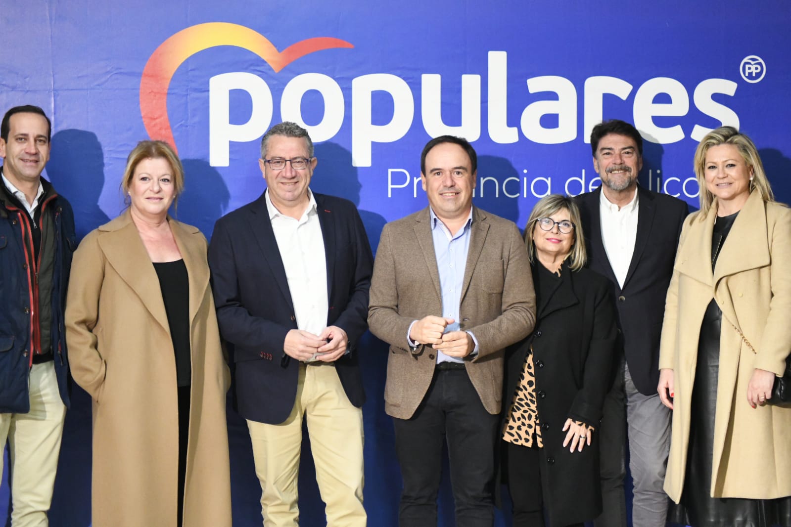 El PP de la provincia de Alicante celebra su cena de Navidad con un millar de afiliados y simpatizantes