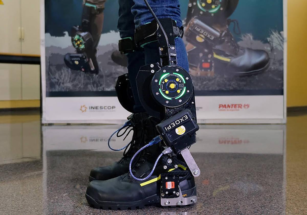 Las nuevas 'botas-robot' ideadas por la UMH.