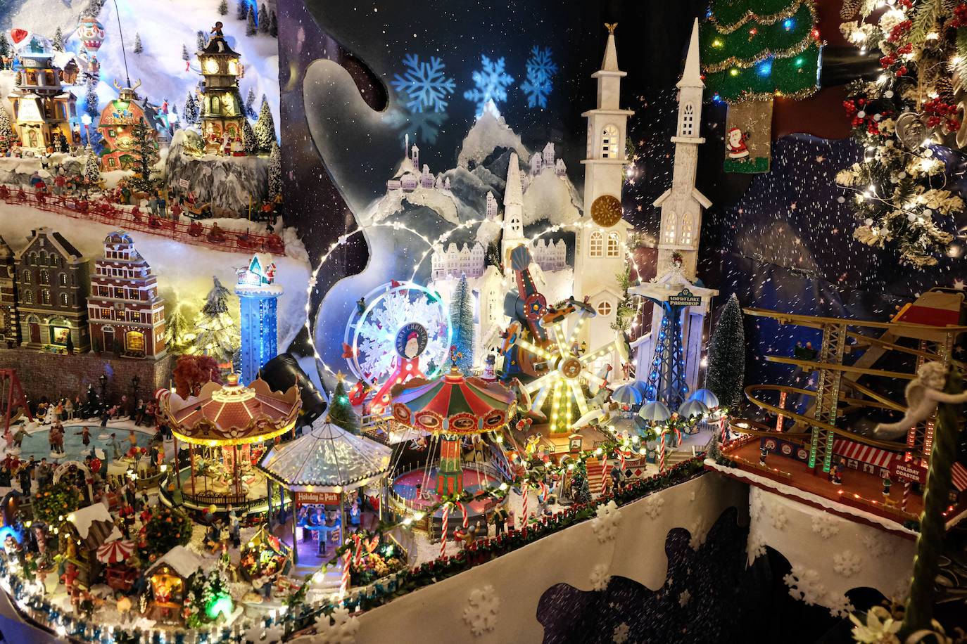 Así es el poblado navideño de Ximo Sánchez