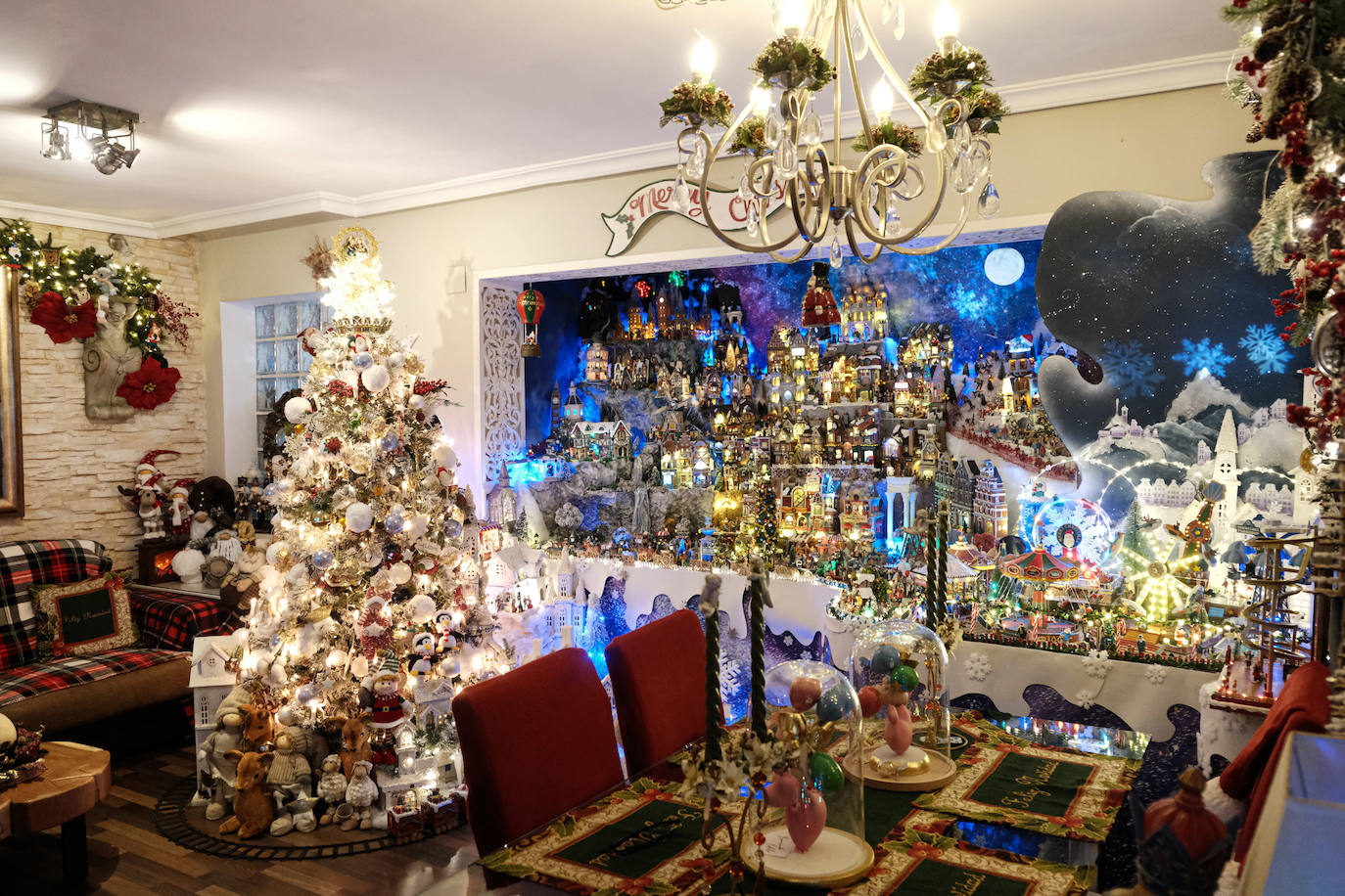 Así es el poblado navideño de Ximo Sánchez