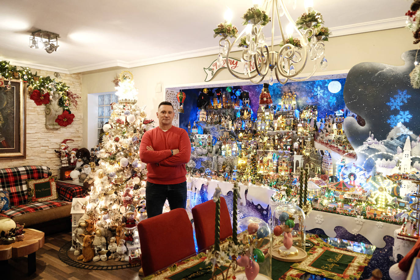 Así es el poblado navideño de Ximo Sánchez