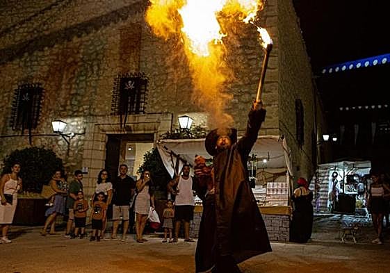 Una de las actividades del Castillo de Santa Bárbara.