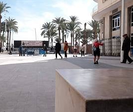 Nuevo fondo de saco de la Explanada de España.