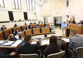 Pleno de la Diputación de Alicante.