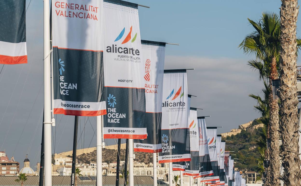 Banderines de la Ocean Race
