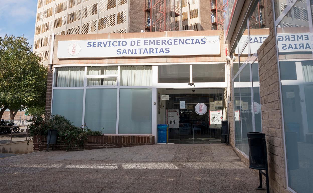 Acceso al servicio de Urgencias del Hospital de Alicante 