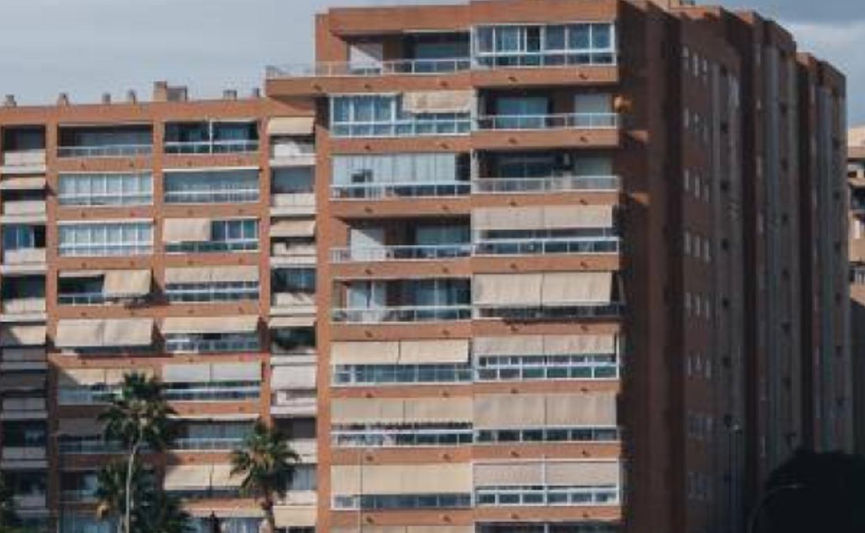 Bloque de viviendas en Alicante.