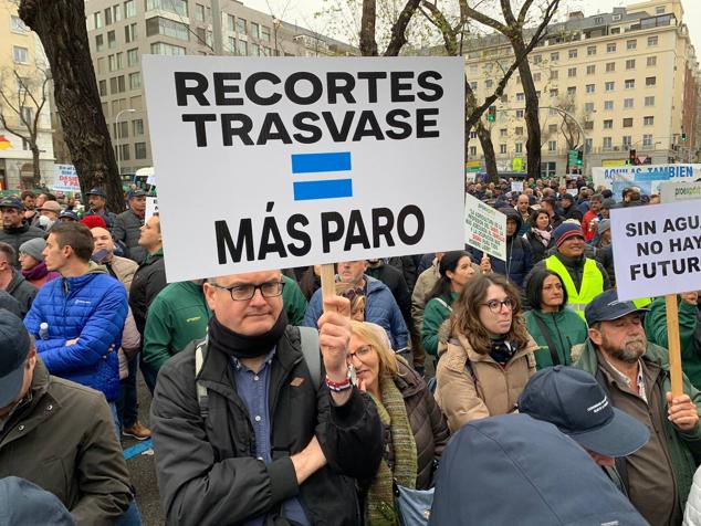 Fotos: Manifestación a favor del Trasvase Tajo-Segura