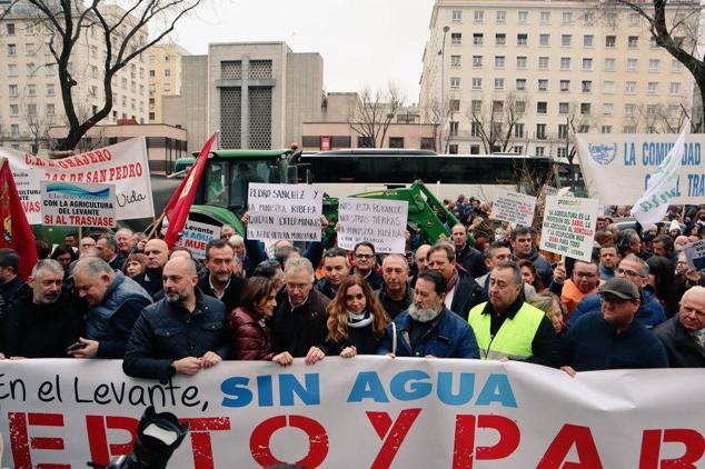 Fotos: Manifestación a favor del Trasvase Tajo-Segura