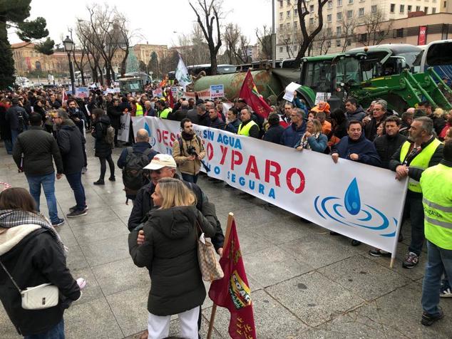 Fotos: Manifestación a favor del Trasvase Tajo-Segura