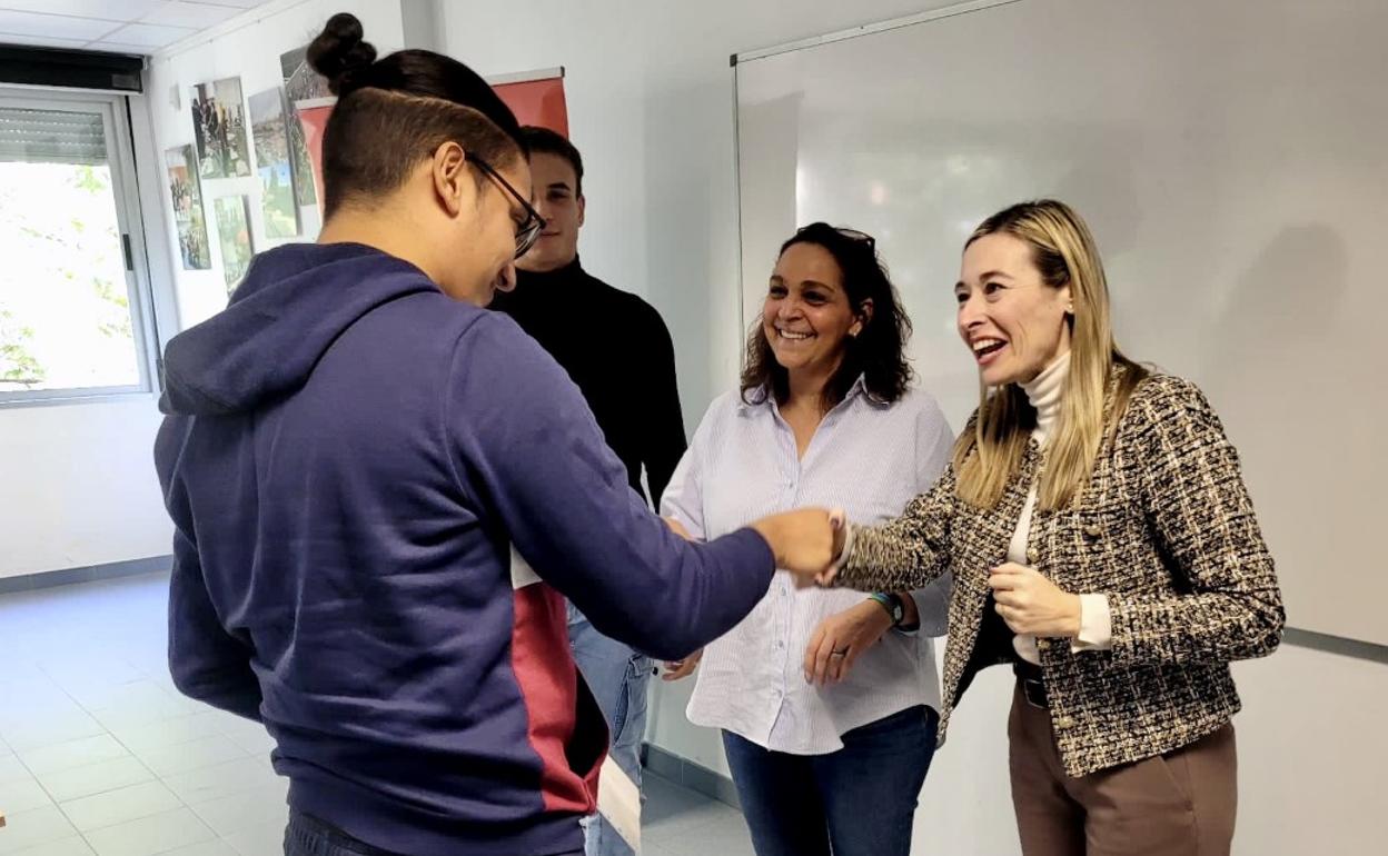 Momento de la clausura del proyecto durante el pasado viernes 