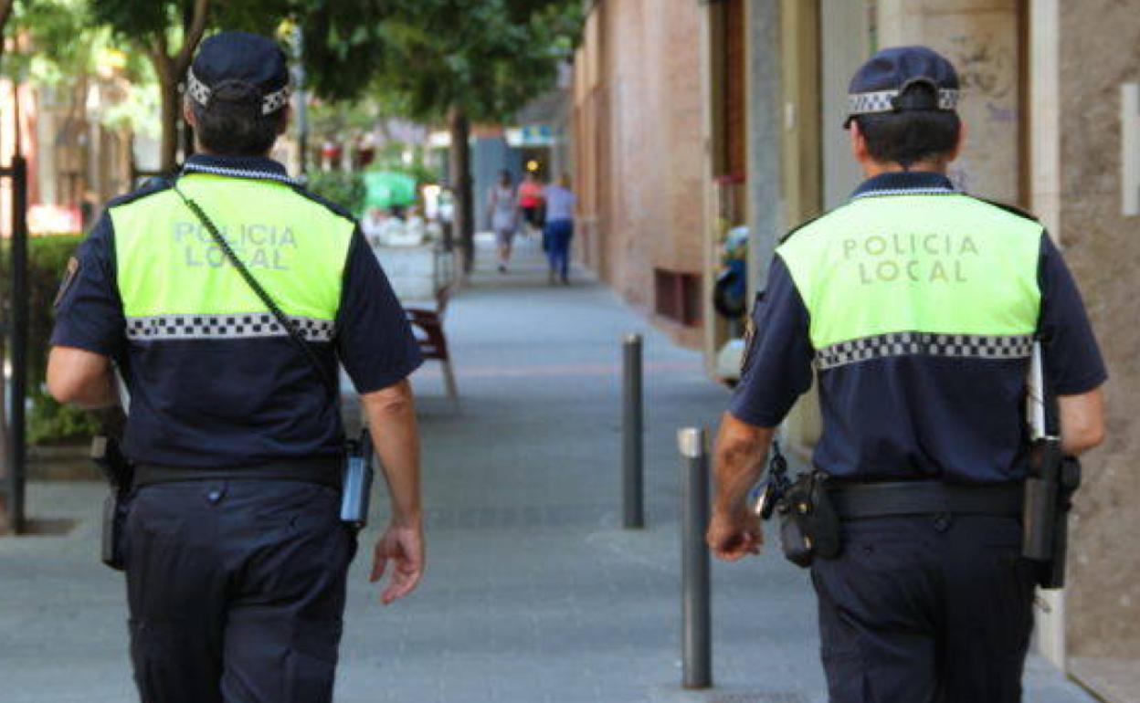Patrulla de la Policía Local de San Vicente del Raspeig.