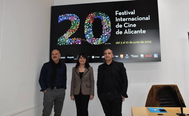 Presentación del cartel anunciador del 20 Festival de Cine de Alicante.