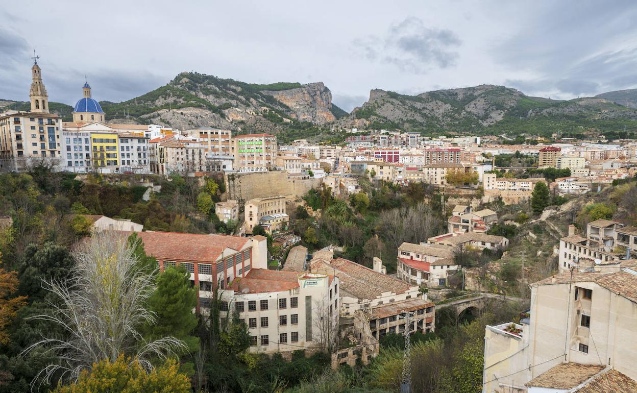 Panorámica de Alcoi en la actualidad. 