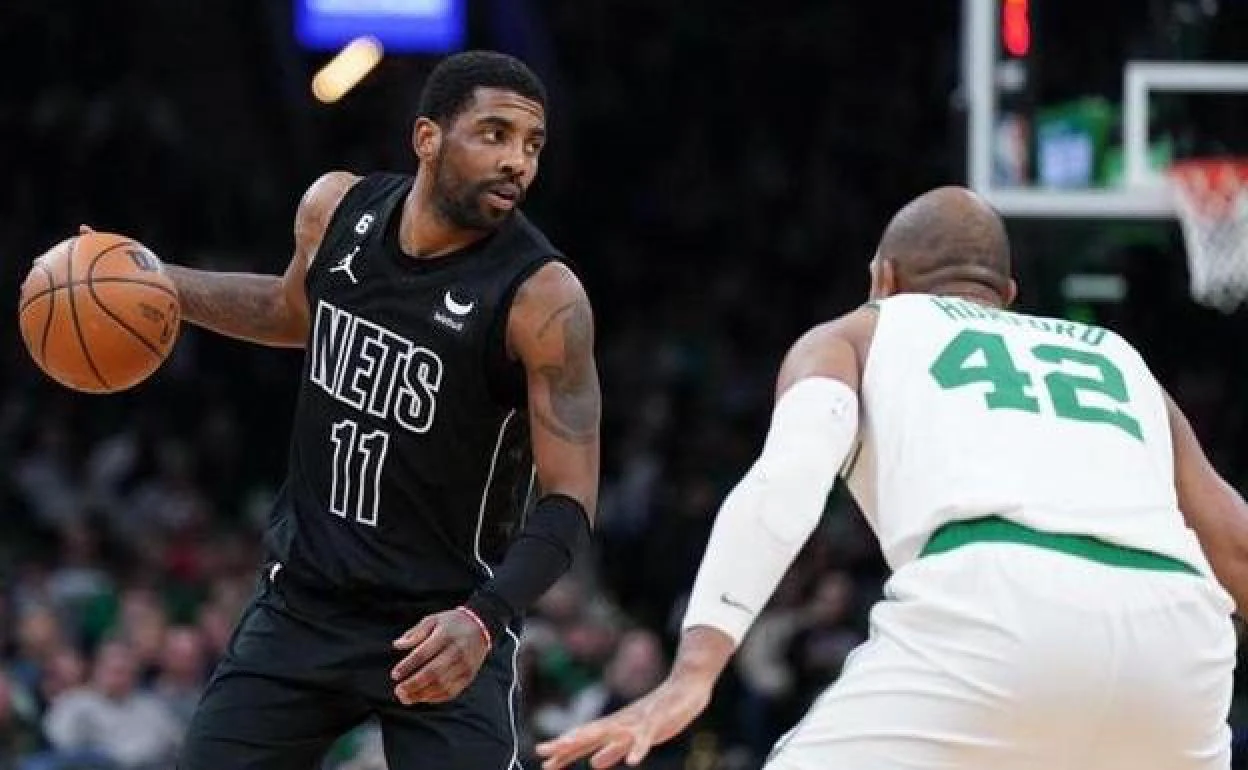 Kyrie Irving, durante un partido contra los Boston Celtics