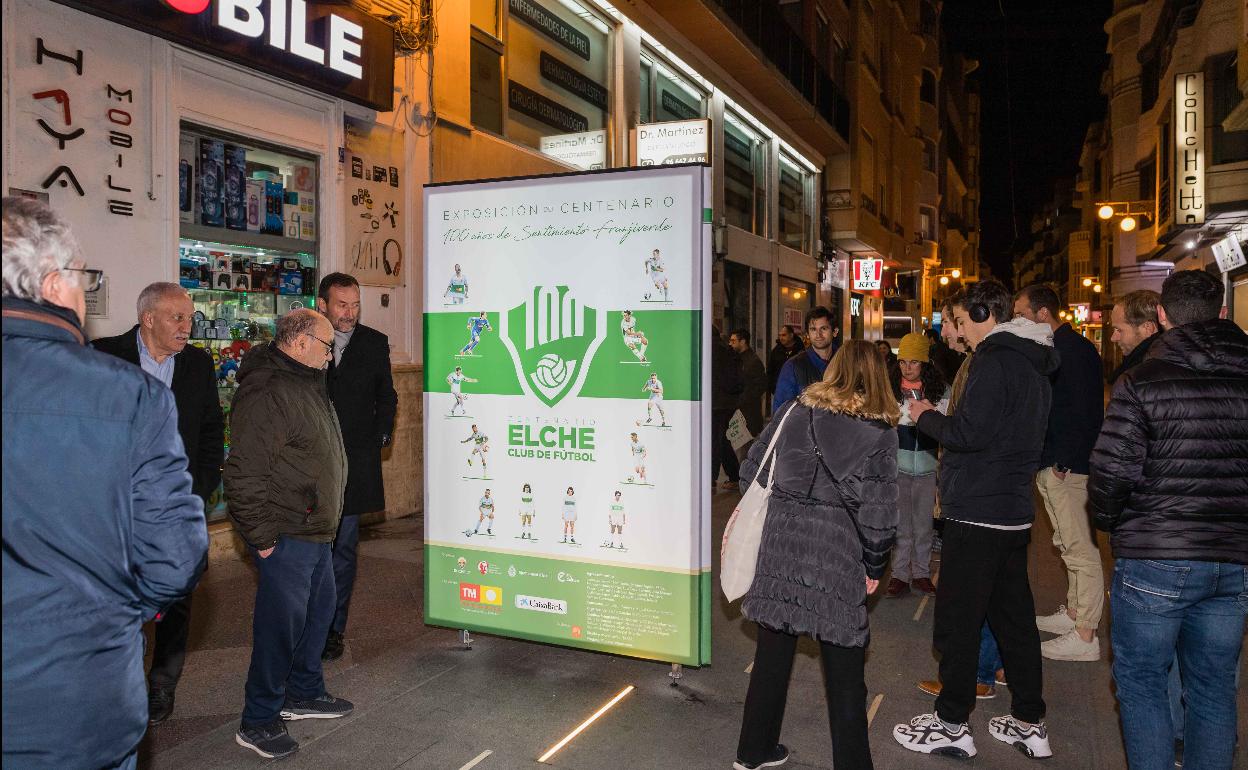 Exposición sobre el centenario del Elche 