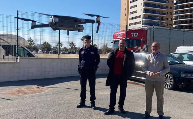 El nuevo dron de la Policía Local de El Campello.