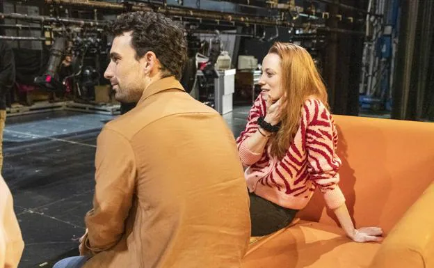 Ana Dachs y Christian Sánchez en el Teatro Principal de Alicante.
