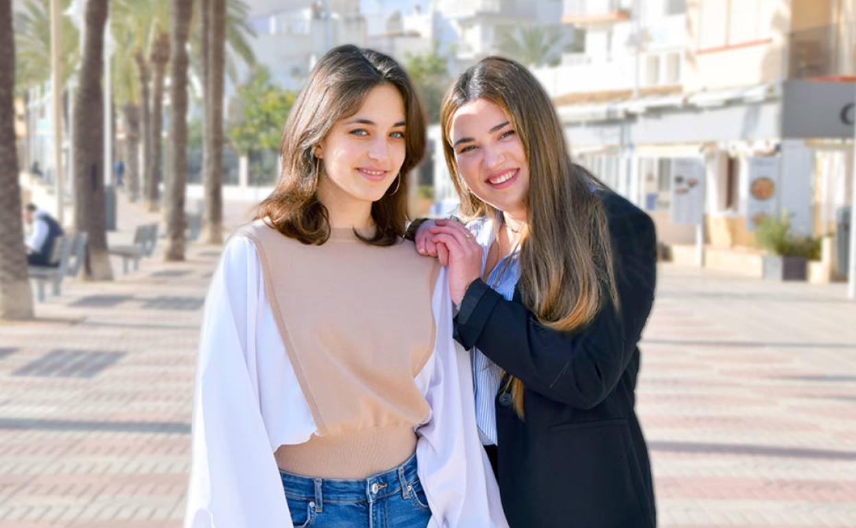 Indira Rosa Cardona Delange y Natalia Moya Llidó, Abanderadas Mora y Cristiana 2023 de Xàbia.