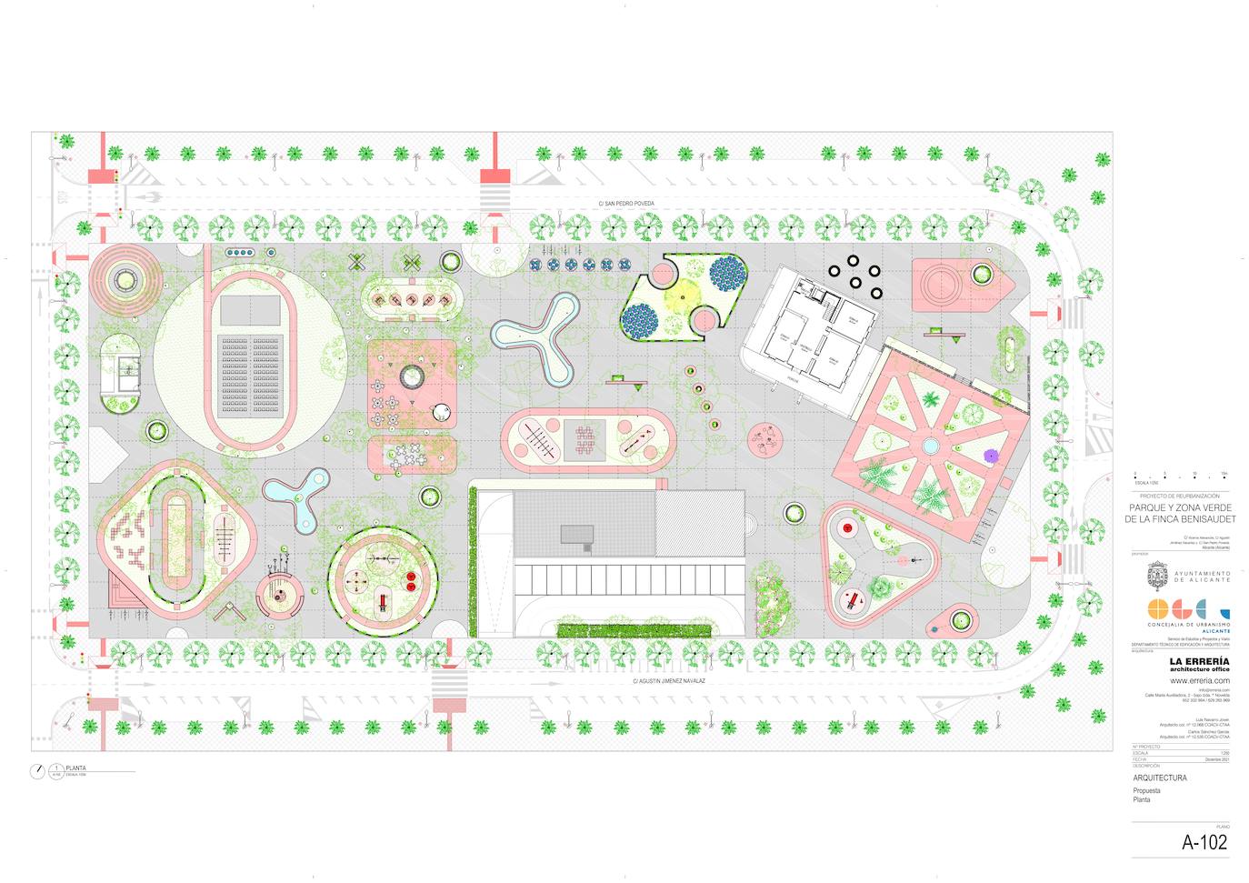 Imagen principal - Planos de la actuación, así está ahora la Finca Benisaudet y cómo quedará. 