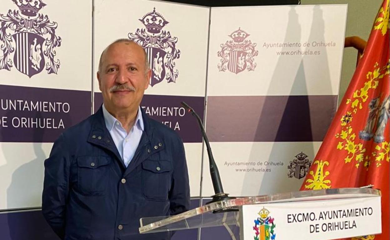 El concejal de Medio Ambiente, Guillermo Cánovas