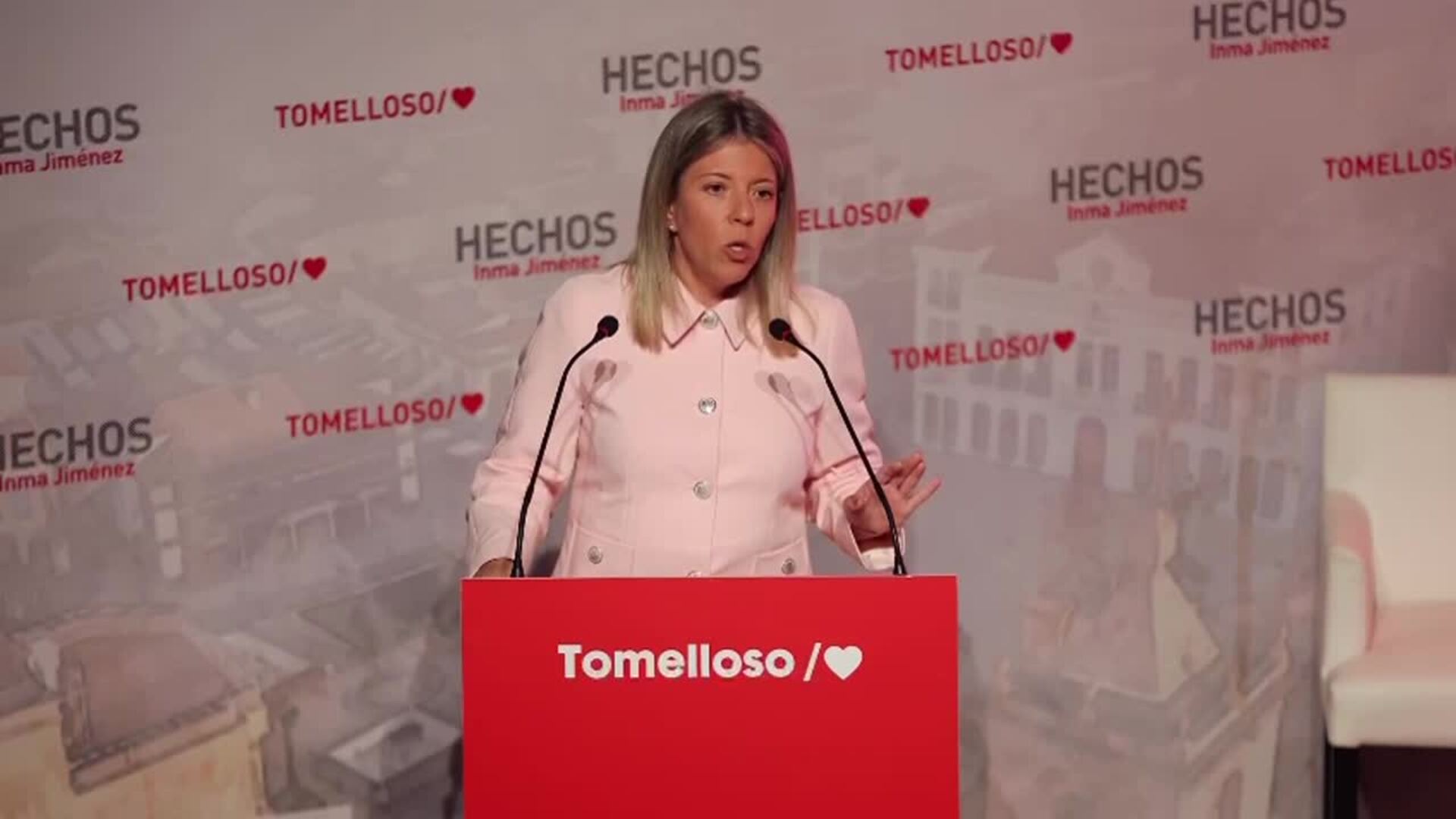 Inma Jiménez acalla los rumores y certifica que será alcaldesa de Tomelloso "24 horas al día"