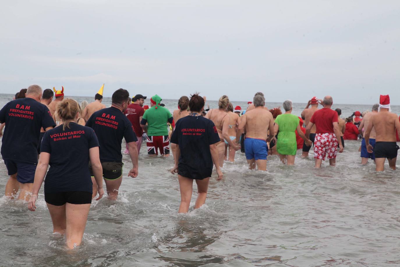 Baño solidario en Xàbia