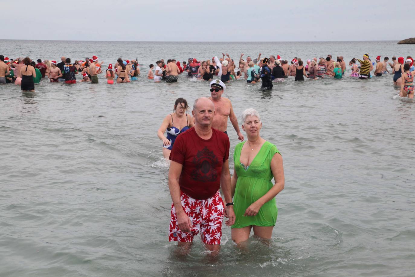 Baño solidario en Xàbia