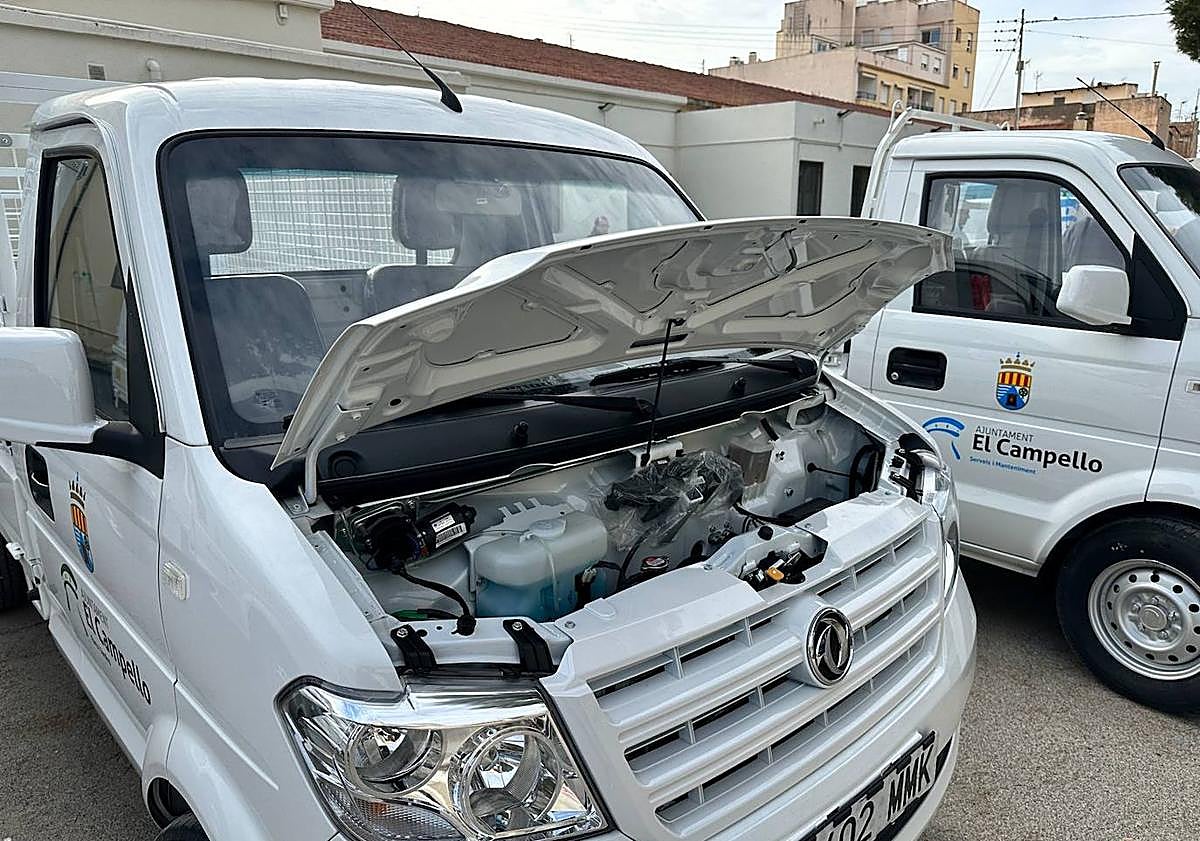 Imagen principal - Nuevos vehículos de El Campello.