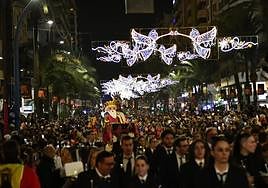 Avenida Alfonso El Sabio durante la Cabalgata de Reyes.