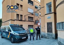 Operación policial en el barrio de Los Palmerales.