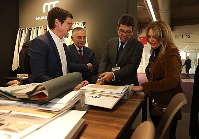 Expositor en la feria de Frankfurt.