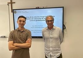 Alberto Orts y Gonzalo Rubio, del CEU.