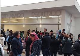 Primer día de curso en el nuevo colegio Doctor Esquerdo de La Vila.