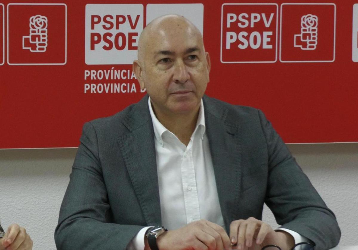 El secretario general del PSPV en la provincia de Alicante, Alejandro Soler.