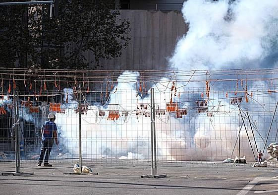 Mascletà del ciclo 'Pòlvora tot l'any'.