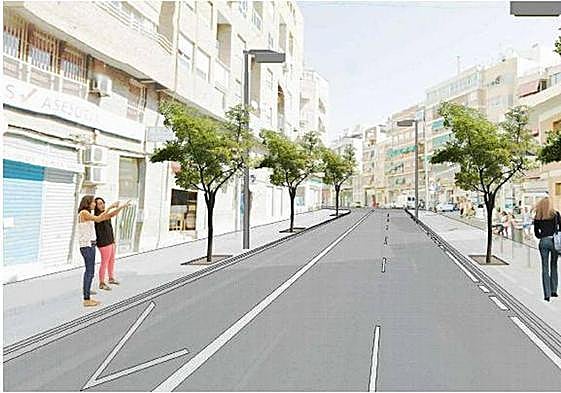 Así quedará la avenida de Jijona tras las obras.