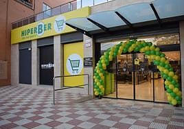 Supermercado que Hiperber acaba de inaugurar en Castalla.