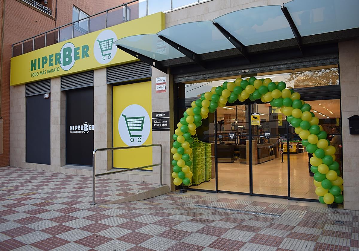Supermercado que Hiperber acaba de inaugurar en Castalla.