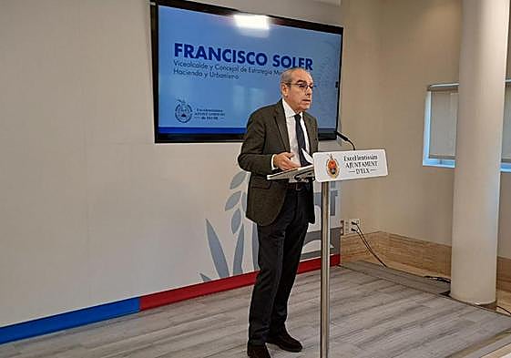 El concejal de Urbanismo de Elche, Francisco Soler.