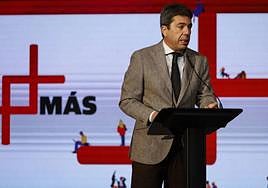 El presidente de la Generalitat Valenciana, Carlos Mazón, en el foro de Las Provincias.