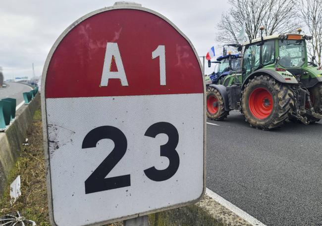 Huelga de agricultores en Francia.