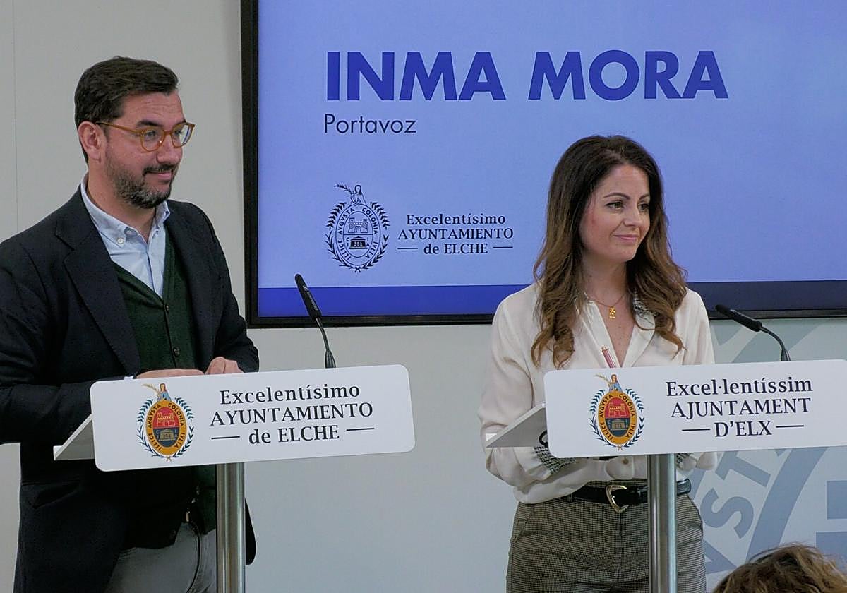 Rueda de prensa de la Junta de Gobierno Local de Elche.