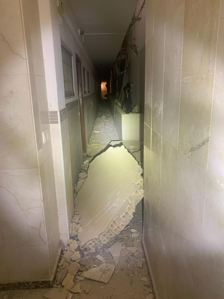 Así ha colapsado el edificio desalojado de El Campello