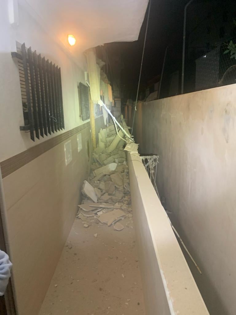 Así ha colapsado el edificio desalojado de El Campello