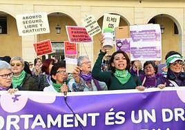 Protesta contra la 'oficina antiaborto' de Alicante