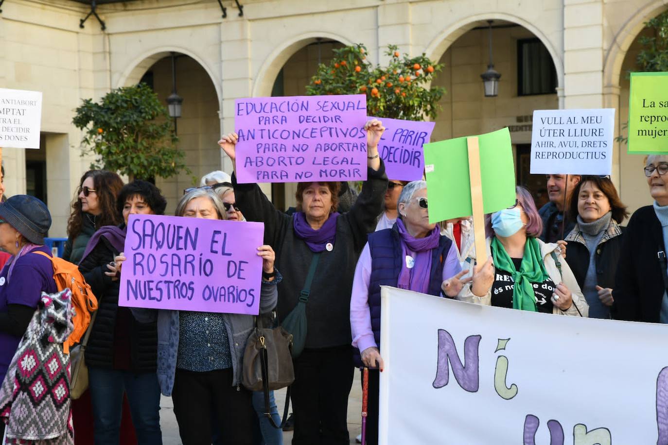 Protesta contra la &#039;oficina antiaborto&#039; de Alicante
